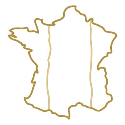 Icône de la carte de France illustrant notre appellation made in France